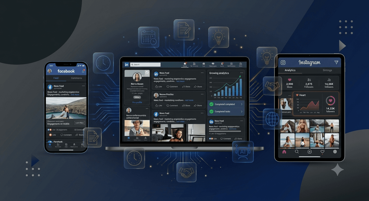 Multi-Platform Social Media Automation System